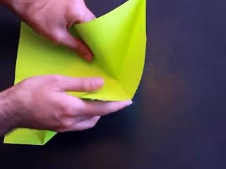How to make a cool paper plane origami- instruction- F16