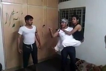 Acting of boys on dialogs of Indian Movie