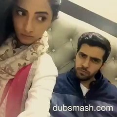 Sanam Chauhdry & Furqan Qureshi Dubsmash