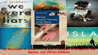 PDF Download  By Kenneth A Olson  Manual Physical Therapy of the Spine 1st first Edition Download Full Ebook