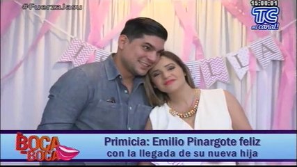 Emilio Pinargote feliz con la llegada de su nueva hija - part1