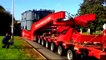 biggest oversize loads, loading heavy equipment, wide loading transport compilation