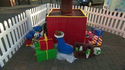 Merry Brickmas: 26 foot Lego Christmas tree created
