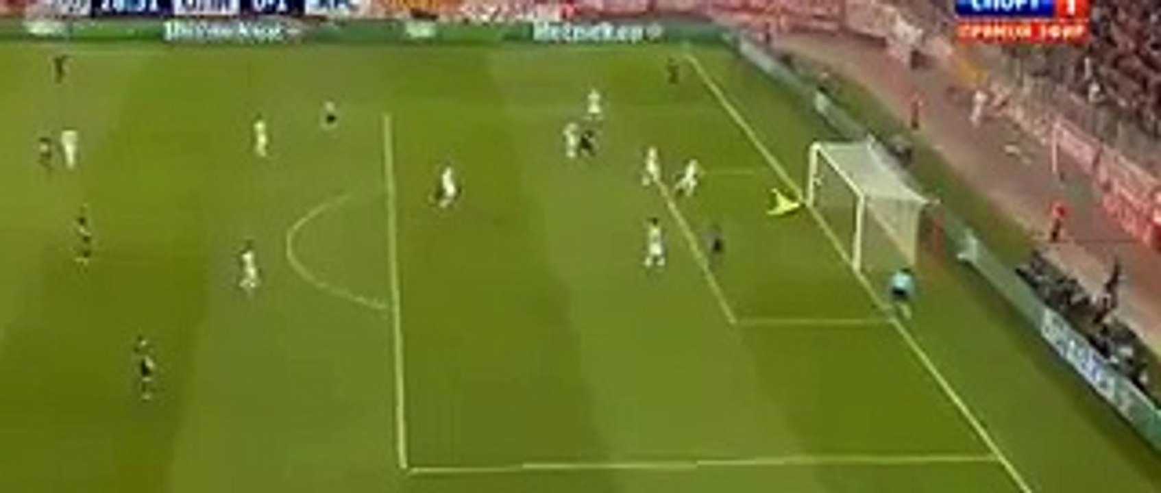 Olivier Giroud Goal - Olympiakos Piraeus 0 - 1 Arsenal - 09_12_2015