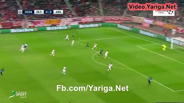 Olympiakos Piraeus 0 - 1 Arsenal Olivier Giroud