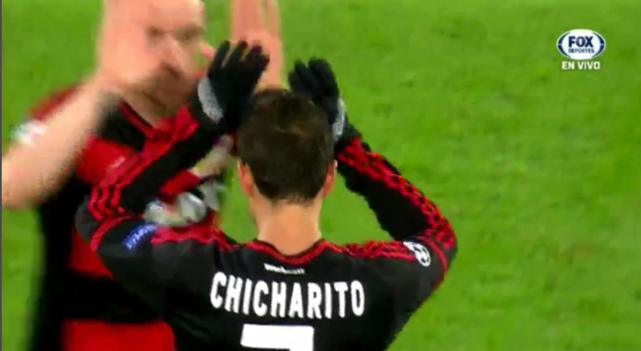 Bayer Leverkusen vs Barcelona 1-1 Goal Chicharito Hernandez Champions League 2015