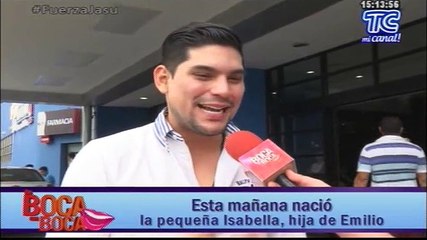 Esta mañana nació la pequeña Isabella Emilia Pinargote Piñeyro