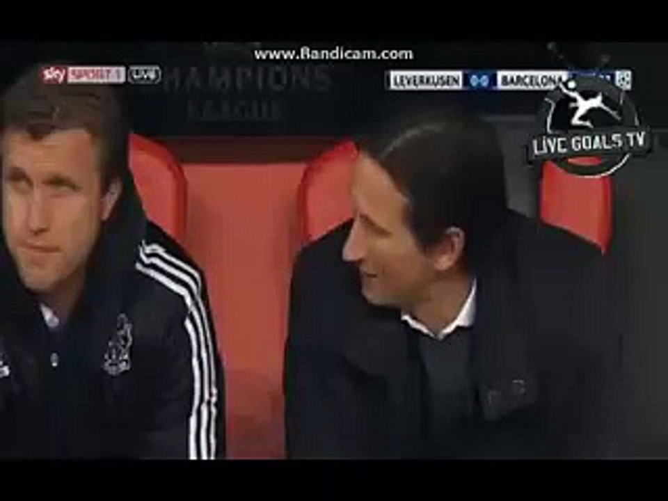 Lionel Messi Amazing 1st Chance - Bayer 04 Leverkusen vs Barcelona - Champions League - 09.12.2015