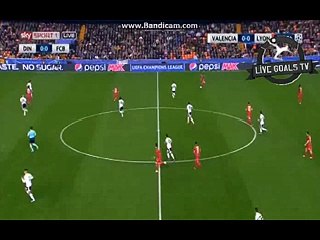 Valencia 1st Big Chance - Valencia vs Lyon - Champions League - 09.12.2015