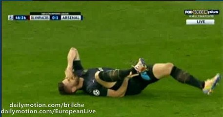 Olivier Giroud SUPER GOAL Olympiakos 0 - 2 Arsenal (UCL) 2015