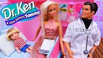 Barbie Hospital with Doctor Ken & Patient Tommy Doll ❤ Dr. Ken Barbie Date DisneyCarToys