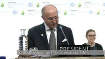 COP21: des progrès mais il reste du travail a affirmé Fabius