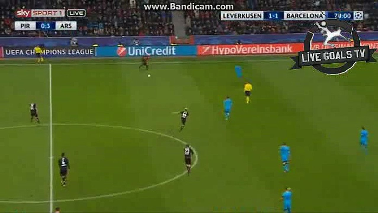 Lionel Messi Amazing Goal - Bayer 04 Leverkusen 1-2 Barcelona - Champions League - 09.12.2015