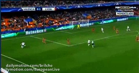 Alexandre Lacazette SUPER GOAL VALENCIA 0-2 LYON 9-12-2015
