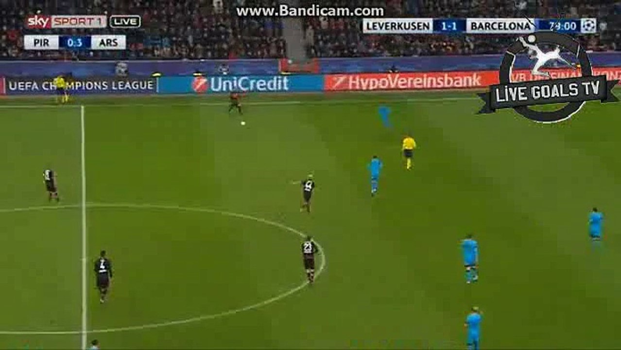 Lionel Messi Amazing Goal - Bayer 04 Leverkusen 1-2 Barcelona - Champions League - 09.12.2015