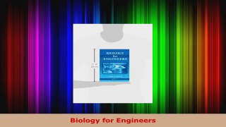 Read  Biology for Engineers EBooks Online