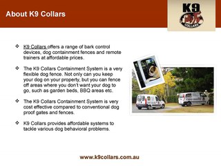 Training Your Dog With K9 Collars Dog Containment System