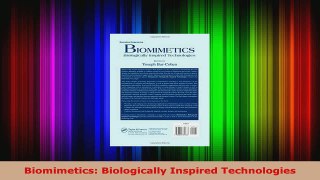 Read  Biomimetics Biologically Inspired Technologies Ebook Free