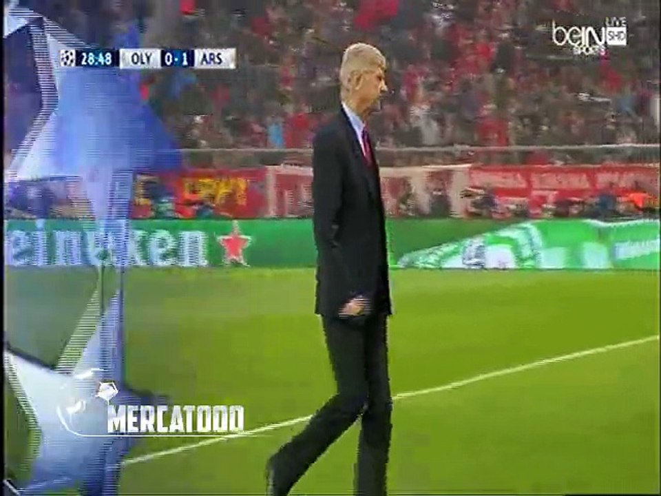 اهداف مباراة ( أوليمبياكوس 0-3 آرسنال ) دوري أبطال أوروبا