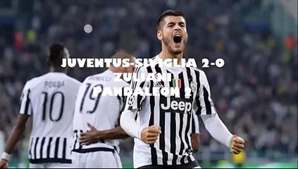 JUVENTUS SIVIGLIA 2 0 commento di CLAUDIO ZULIANI morata zaza gol(30092015)