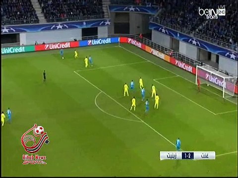 اهداف مباراة ( جينت 2-1 زينيت سان بيترسبورج ) دوري أبطال أوروبا