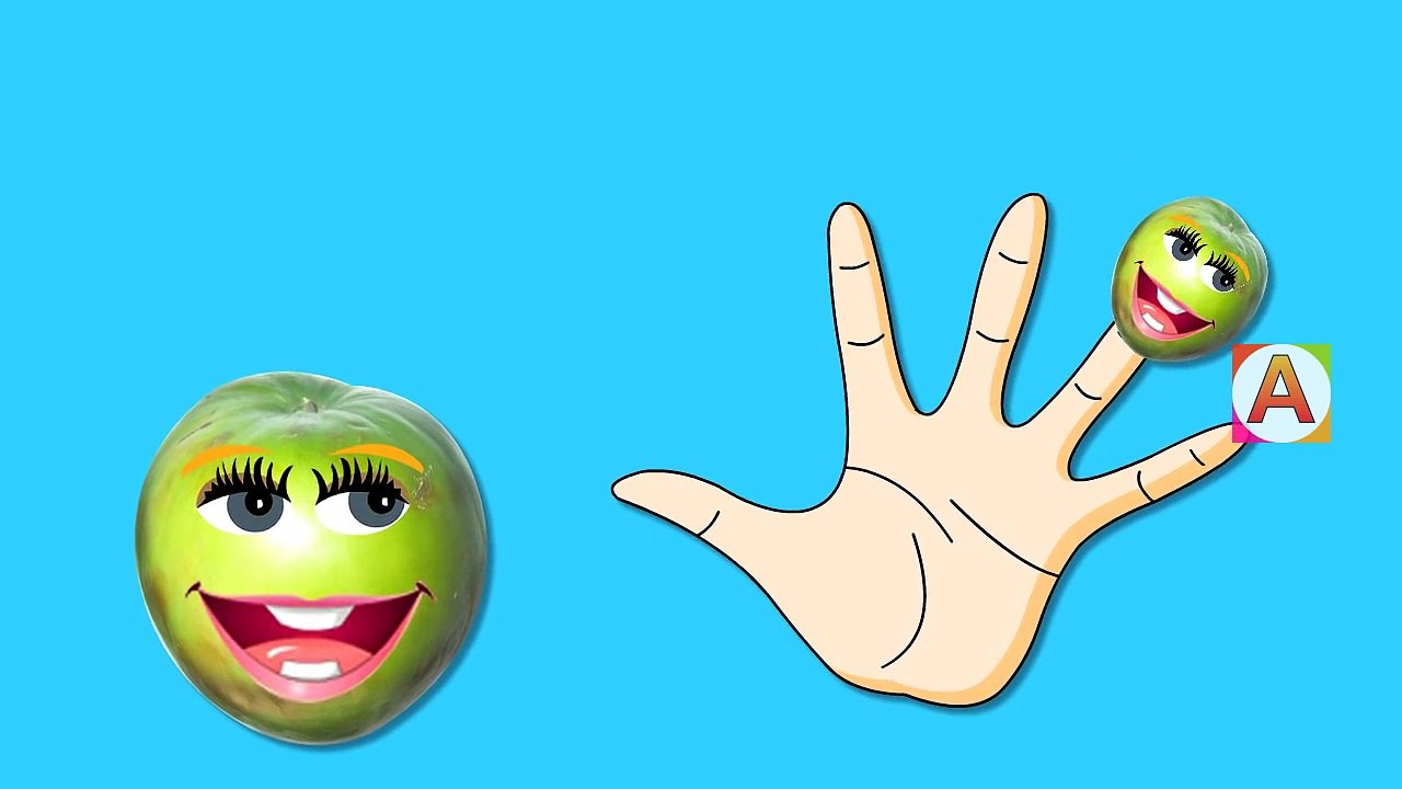 Finger Family Coconut Nursery Rhymes for Children Coconut Cartoon for Kids