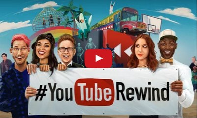 #YouTubeRewind resume lo mejor de 2015 en un vídeo épico