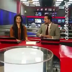 ARY news Anchors Dubsmash on "SHAKAR WANDAAN RE" in News Studio