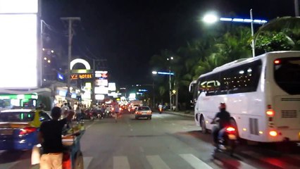 Pattaya Beach Road night