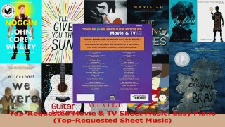 Read  TopRequested Movie  TV Sheet Music Easy Piano TopRequested Sheet Music Ebook Free