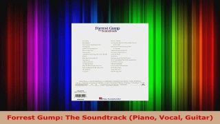 Read  Forrest Gump The Soundtrack Piano Vocal Guitar PDF Free
