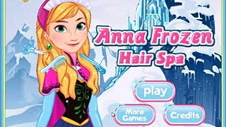 New Duck Frozen hair saloon game for girls