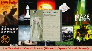 Download  La Traviata Vocal Score Ricordi Opera Vocal Score PDF Free