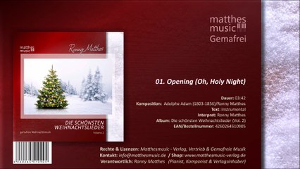 Opening (Oh Holy Night) - Adolphe Adam - (01/13) - CD: Die schönsten Weihnachtslieder (Vol. 2)