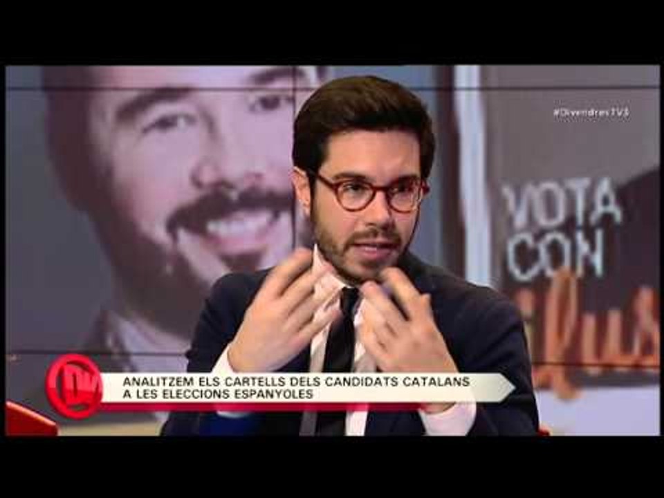 TV3 - Divendres - Analitzem els cartells de campanya per al 20-D