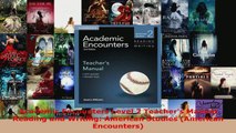 Download  Academic Encounters Level 2 Teachers Manual Reading and Writing American Studies Ebook Free