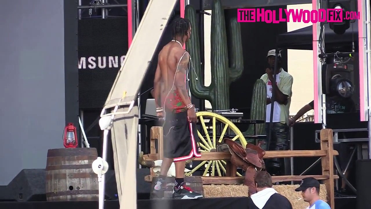 Travis Scott Soundcheck At Jimmy Kimmel Live! 9.22.15 TheHollywoodFix.com