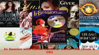 Download  In Session with Carlos Santana Guitar TAB Book  CD PDF Free