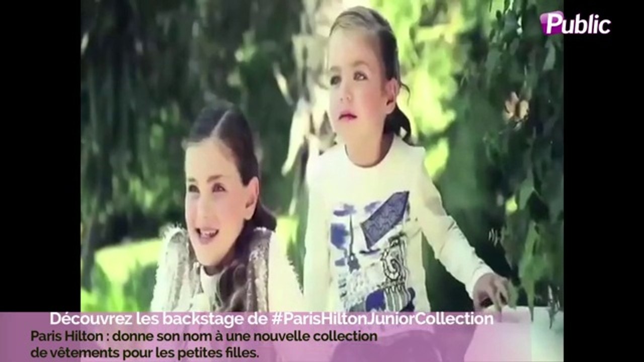 Exclu Vidéo : Paris Hilton : après les sacs et les parfums, elle se lance dans la mode pour enfants...