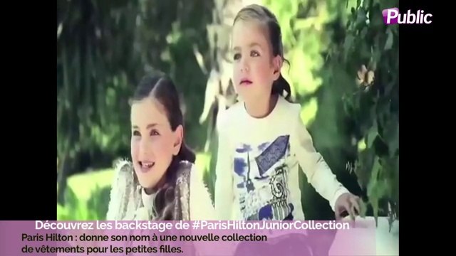 Exclu Vidéo : Paris Hilton : après les sacs et les parfums, elle se lance dans la mode pour enfants...