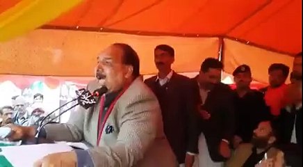 ch majeeed pm azad kashmir in abbaspur