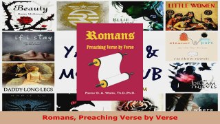 Read  Romans Preaching Verse by Verse EBooks Online