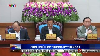 Thủ tướng Nguyễn Tấn Dũng chủ trì phiên họp Chính phủ thường kỳ tháng 11 năm 2015
