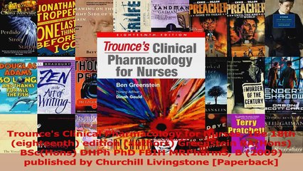 Trounces Clinical Pharmacology for Nurses 18e 18th eighteenth edition authors Download