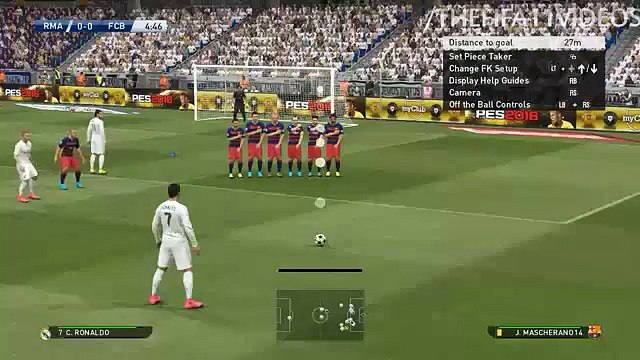 PES 2016 FREE KICK TUTORIAL - 3b