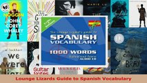 Read  Lounge Lizards Guide to Spanish Vocabulary Ebook Free