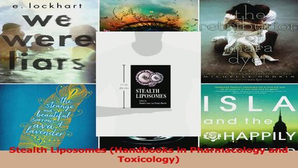 Stealth Liposomes Handbooks in Pharmacology and Toxicology Read Online