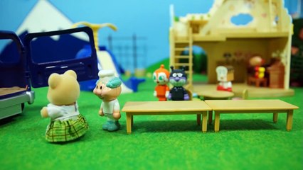 アンパンマンのおもちゃアニメ SLマンのお手伝い