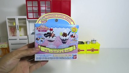 BANDAI konapun フルーツパフェセット こなぷん Fruit parfait set