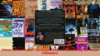 Download  Climb With Power Strength and Conditioning for Rock Climbers Ebook Free